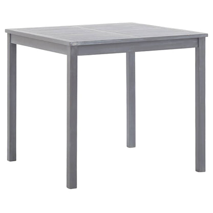 vidaXL Garden Dining Set | Grey | Solid acacia wood | Medium | Foldable