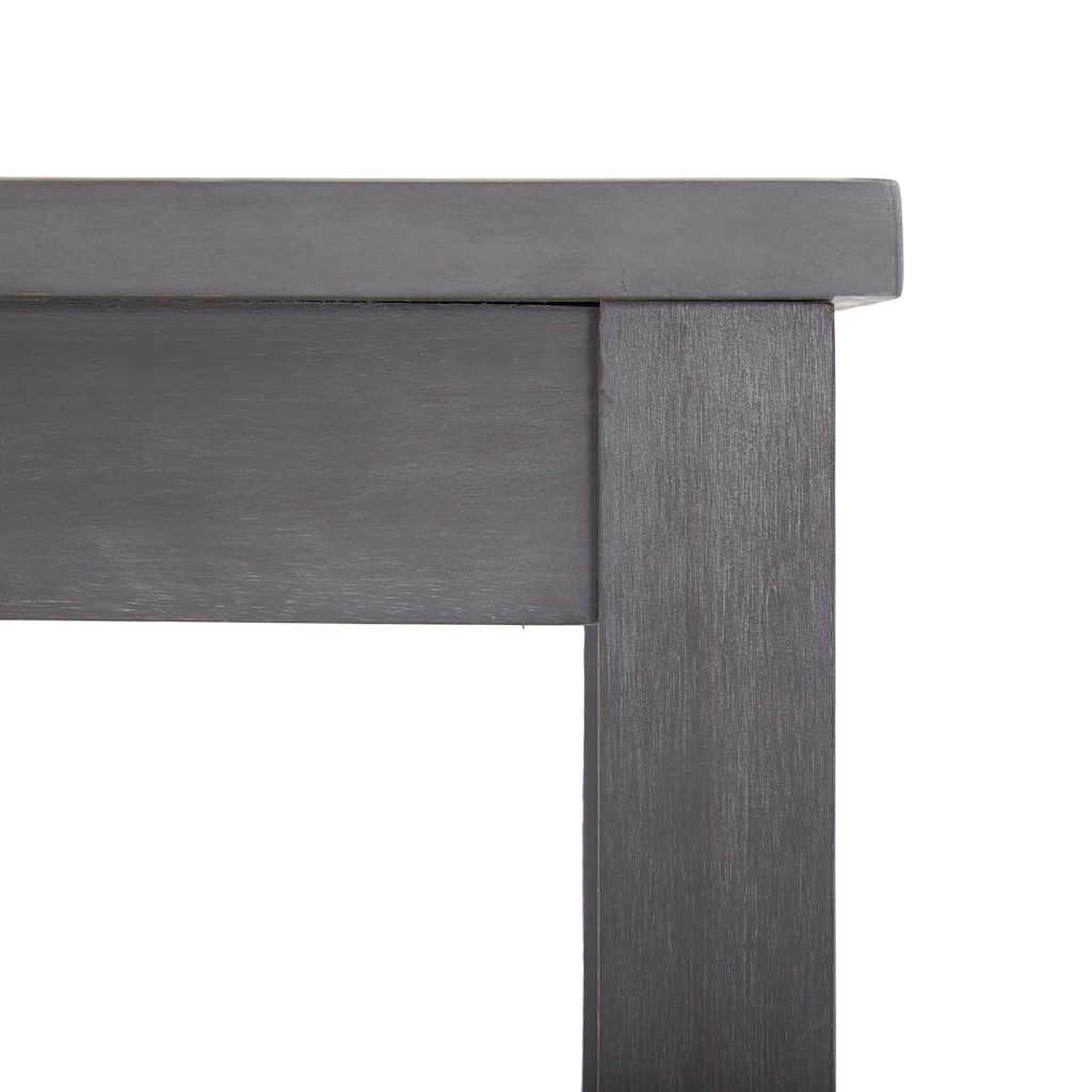 vidaXL Garden Dining Set | Grey | Solid acacia wood | Medium | Foldable