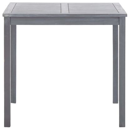 vidaXL Garden Dining Set | Grey | Solid acacia wood | Medium | Foldable