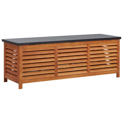 vidaXL Garden Storage Box 150x50x55 cm Solid Eucalyptus Wood - Brown