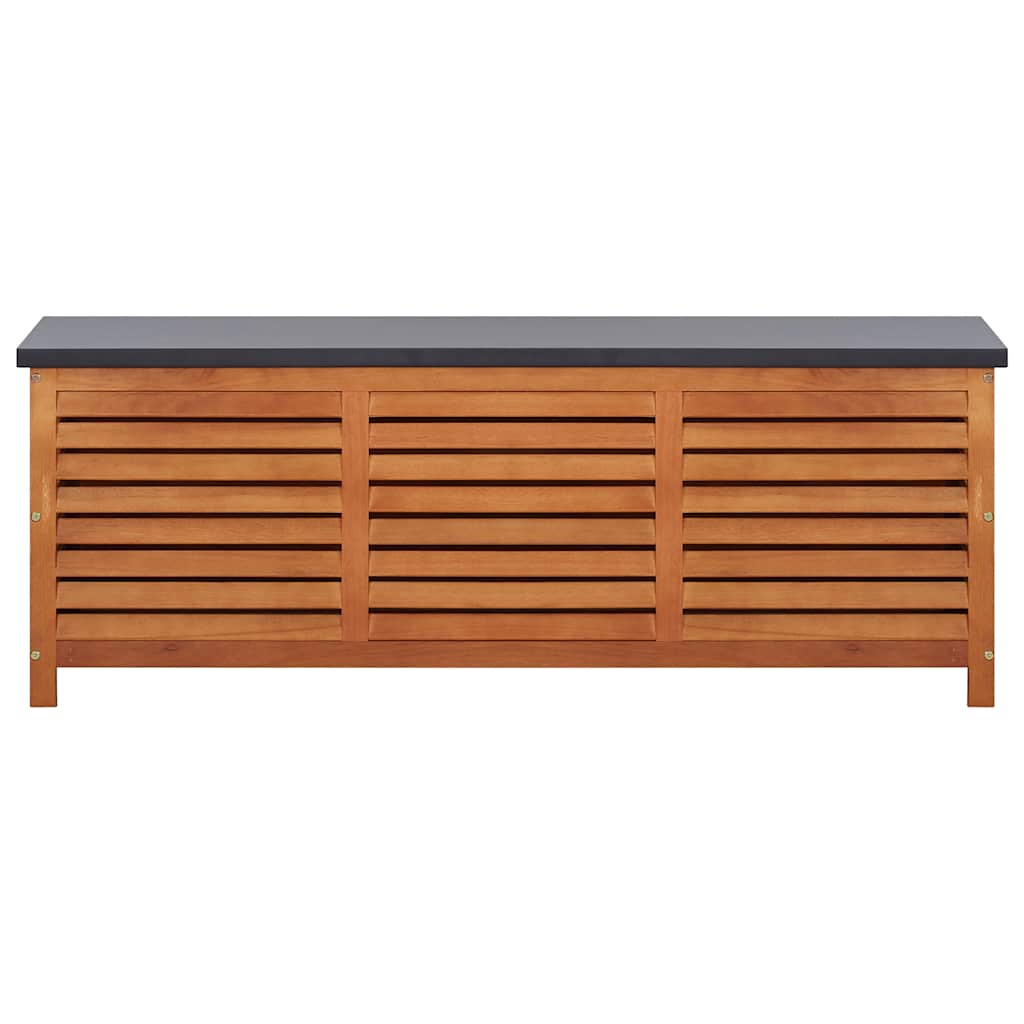vidaXL Garden Storage Box 150x50x55 cm Solid Eucalyptus Wood - Brown
