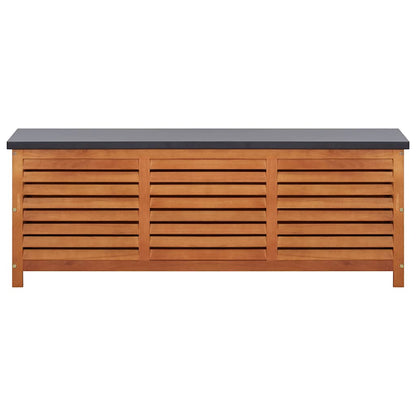 vidaXL Garden Storage Box 150x50x55 cm Solid Eucalyptus Wood - Brown