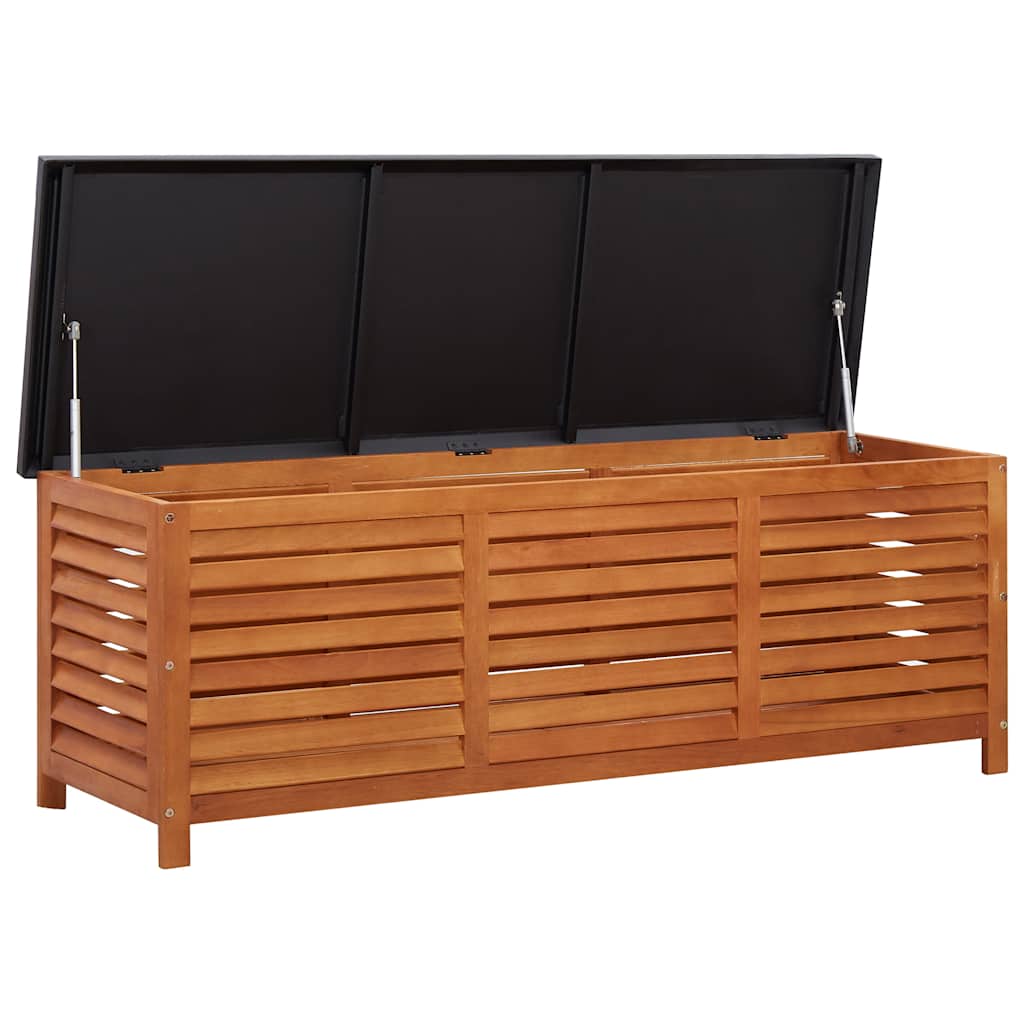 vidaXL Garden Storage Box 150x50x55 cm Solid Eucalyptus Wood - Brown