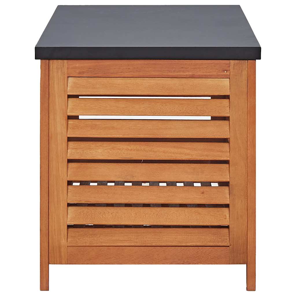 vidaXL Garden Storage Box 150x50x55 cm Solid Eucalyptus Wood - Brown