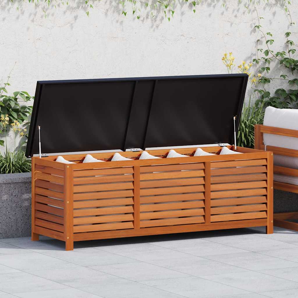 vidaXL Garden Storage Box 150x50x55 cm Solid Eucalyptus Wood - Brown