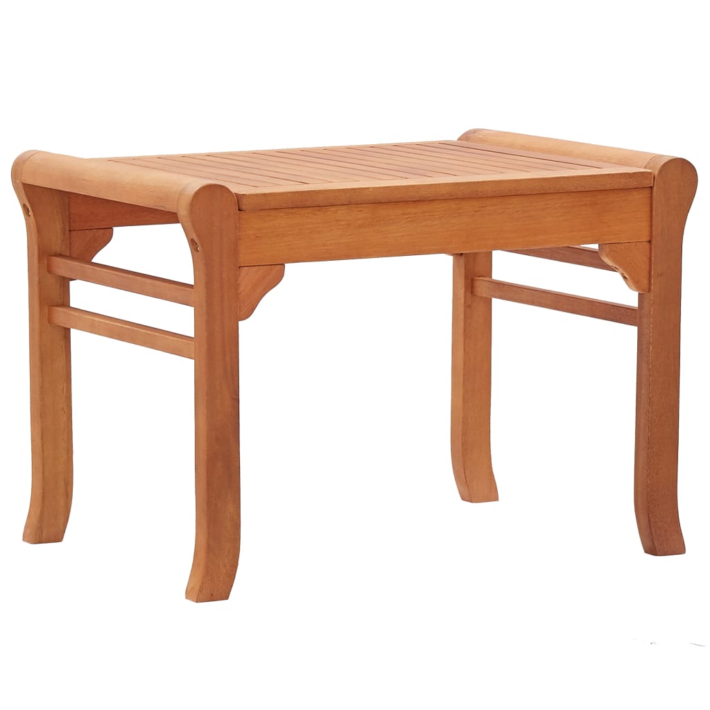 vidaXL Garden Bench 64 cm Solid Eucalyptus Wood - Brown - 64 x 44 x 45 cm
