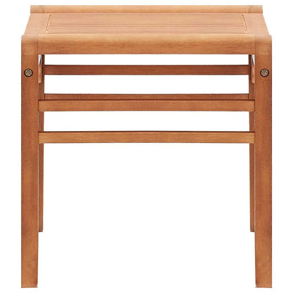 vidaXL Garden Bench 64 cm Solid Eucalyptus Wood - Brown - 64 x 44 x 45 cm