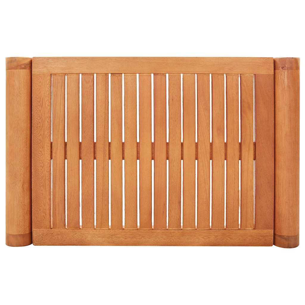 vidaXL Garden Bench 64 cm Solid Eucalyptus Wood - Brown - 64 x 44 x 45 cm