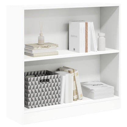 vidaXL Bookcase White 80x24x75 cm Engineered Wood