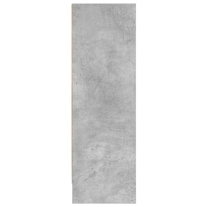 vidaXL Bookcase Concrete Grey 80x24x75 cm Engineered Wood
