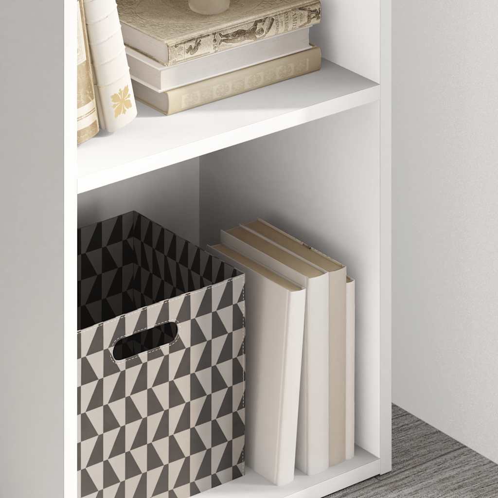 vidaXL Bookcase White 40x30x76,5 cm Engineered Wood