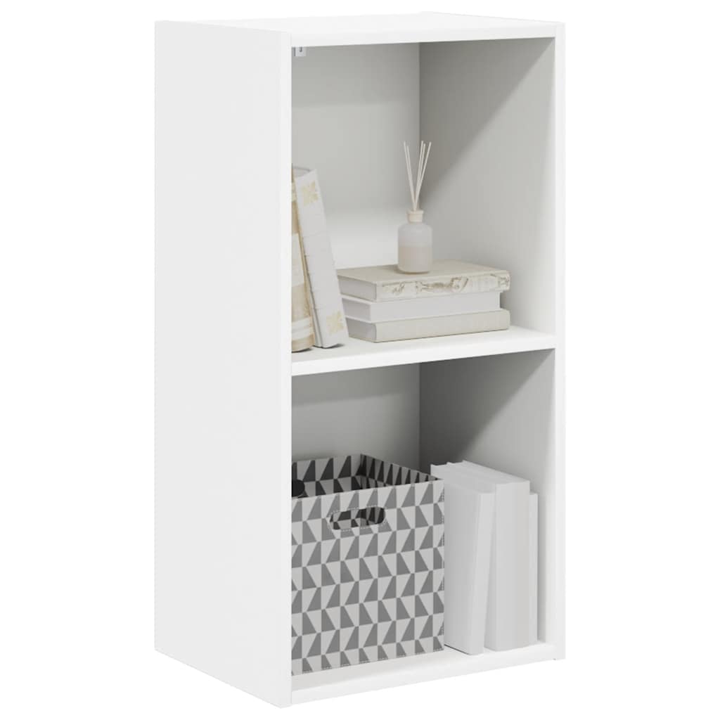 vidaXL Bookcase White 40x30x76,5 cm Engineered Wood