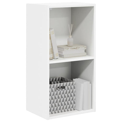 vidaXL Bookcase White 40x30x76,5 cm Engineered Wood