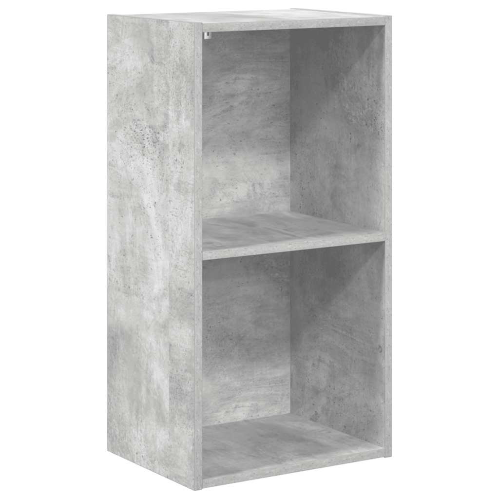 vidaXL Bookcase Concrete Grey 40x30x76,5 cm Engineered Wood