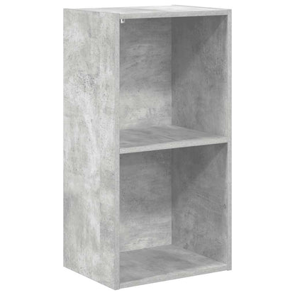 vidaXL Bookcase Concrete Grey 40x30x76,5 cm Engineered Wood