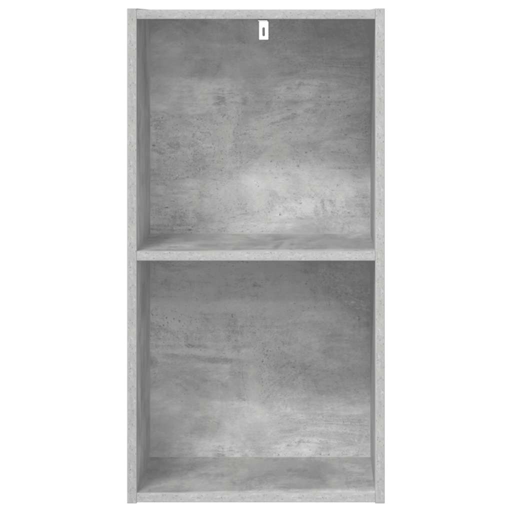 vidaXL Bookcase Concrete Grey 40x30x76,5 cm Engineered Wood