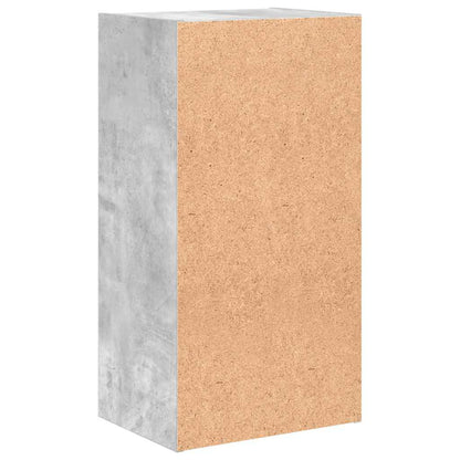 vidaXL Bookcase Concrete Grey 40x30x76,5 cm Engineered Wood