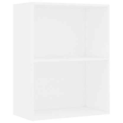 vidaXL Bookcase White 60x30x76,5 cm Engineered Wood