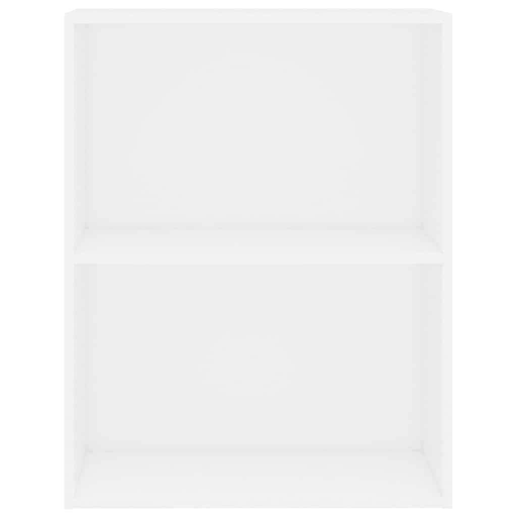 vidaXL Bookcase White 60x30x76,5 cm Engineered Wood