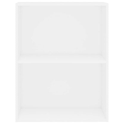 vidaXL Bookcase White 60x30x76,5 cm Engineered Wood