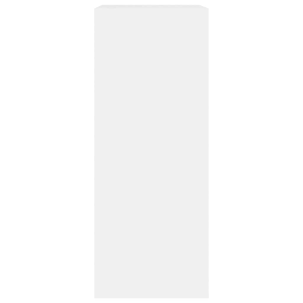vidaXL Bookcase White 60x30x76,5 cm Engineered Wood