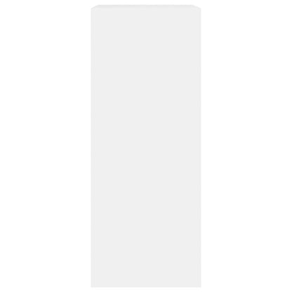 vidaXL Bookcase White 60x30x76,5 cm Engineered Wood