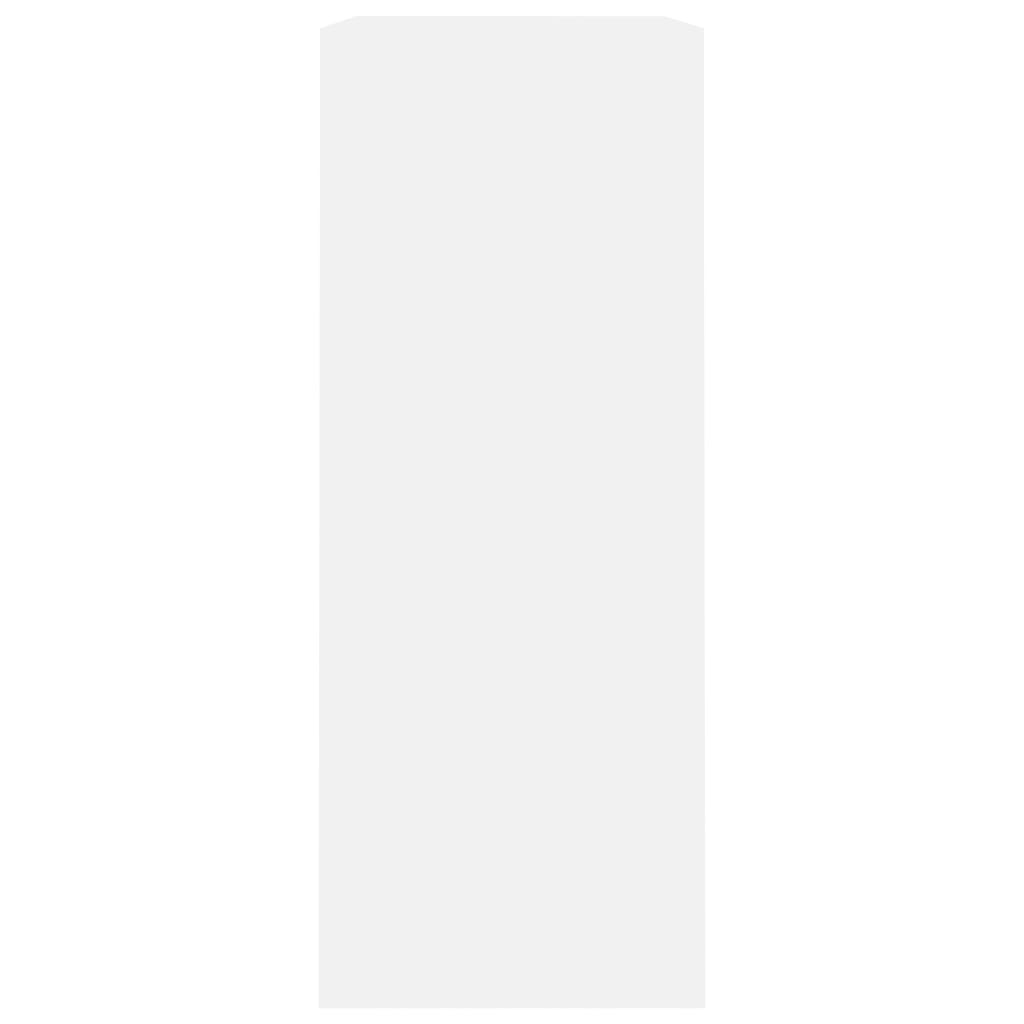 vidaXL Bookcase White 80x30x76,5 cm Engineered Wood