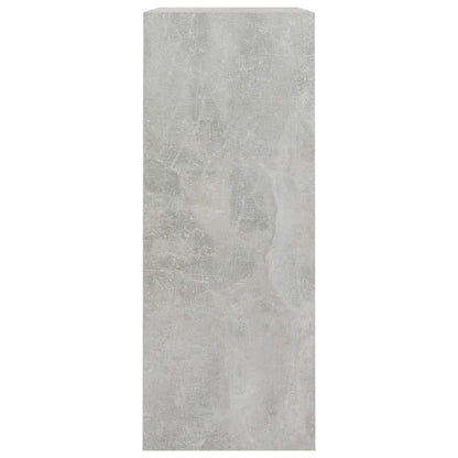 vidaXL Bookcase Concrete Grey 80x30x76,5 cm Engineered Wood