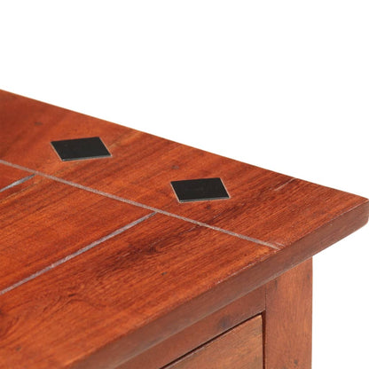 vidaXL Bedside Cabinet 40x30x50 cm Solid Acacia Wood - Brown