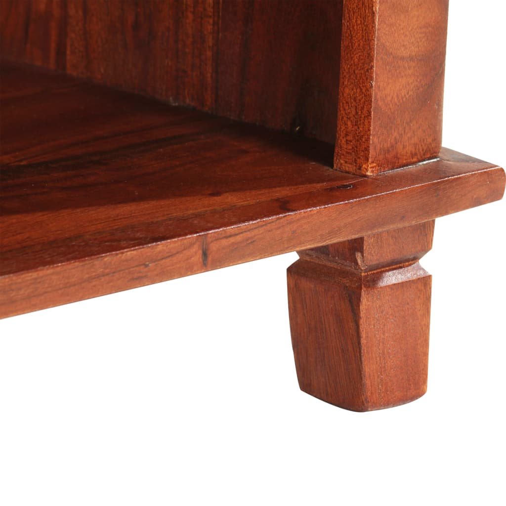 vidaXL Bedside Cabinet 40x30x50 cm Solid Acacia Wood - Brown