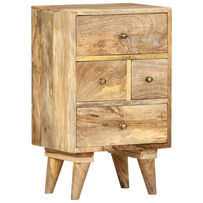 vidaXL Bedside Cabinet 36x30x60 cm Solid Mango Wood - Brown