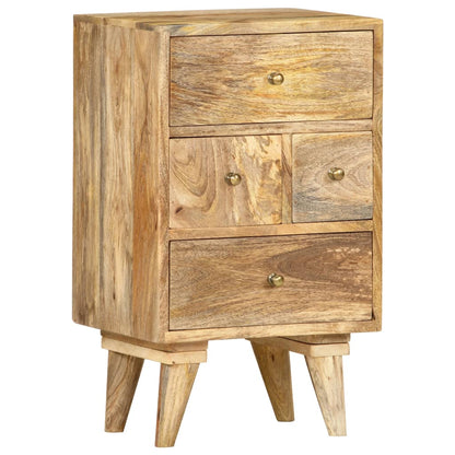 vidaXL Bedside Cabinet 36x30x60 cm Solid Mango Wood - Brown