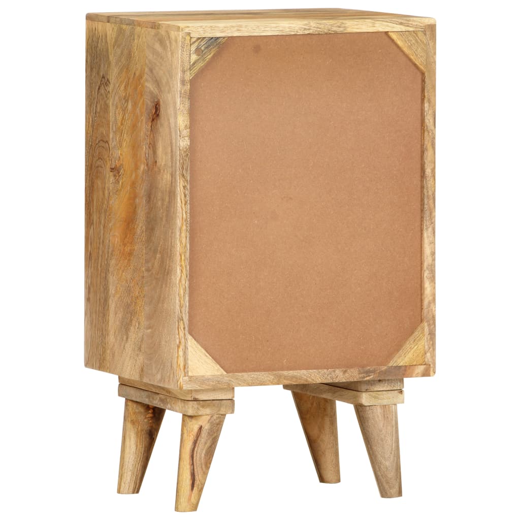 vidaXL Bedside Cabinet 36x30x60 cm Solid Mango Wood - Brown