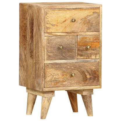 vidaXL Bedside Cabinet 36x30x60 cm Solid Mango Wood - Brown