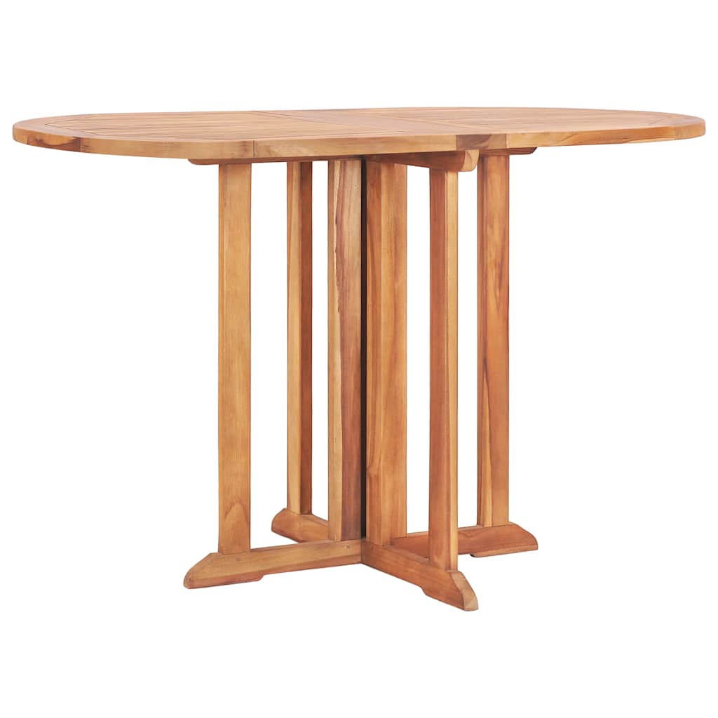 vidaXL Folding Butterfly Garden Table 120x70x75 cm Solid Teak Wood - Brown
