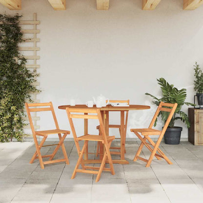vidaXL Folding Butterfly Garden Table 120x70x75 cm Solid Teak Wood - Brown