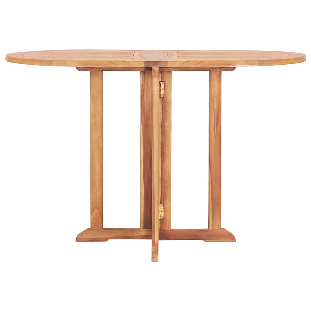 vidaXL Folding Butterfly Garden Table 120x70x75 cm Solid Teak Wood - Brown
