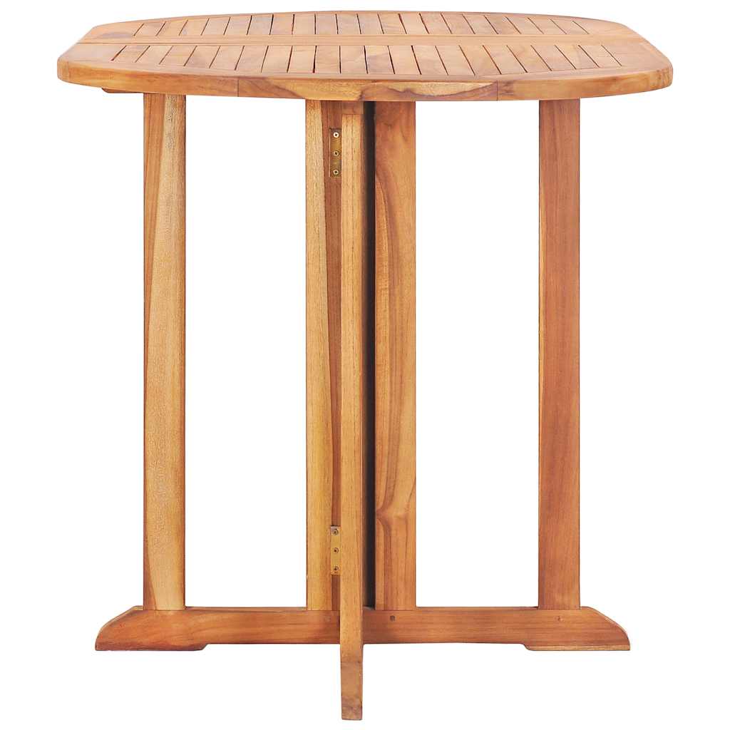 vidaXL Folding Butterfly Garden Table 120x70x75 cm Solid Teak Wood - Brown