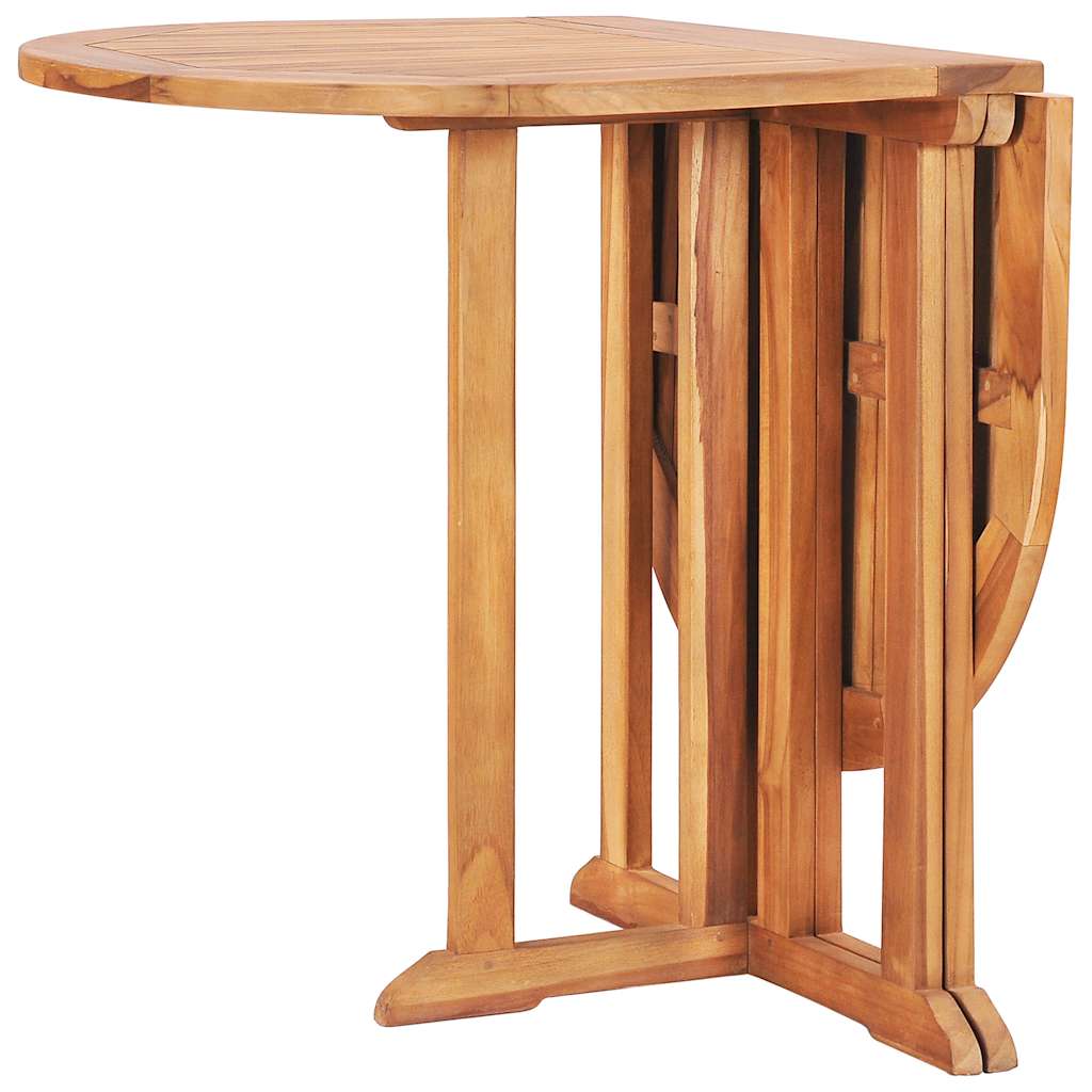 vidaXL Folding Butterfly Garden Table 120x70x75 cm Solid Teak Wood - Brown