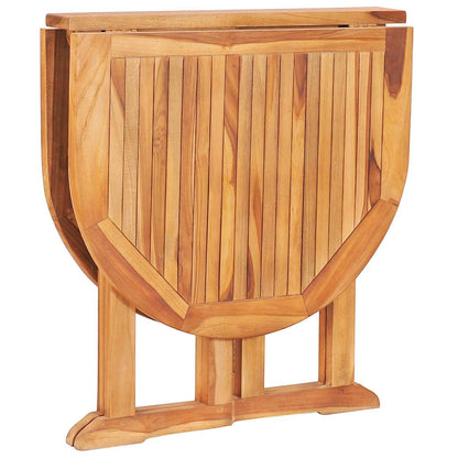 vidaXL Folding Butterfly Garden Table 120x70x75 cm Solid Teak Wood - Brown