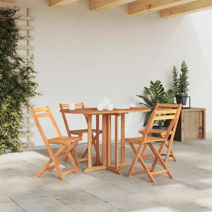 vidaXL Folding Butterfly Garden Table 120x70x75 cm Solid Teak Wood - Brown