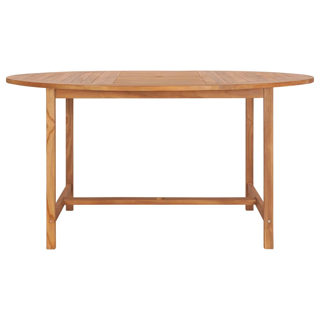 vidaXL Garden Table 150x76 cm Solid Teak Wood - Brown