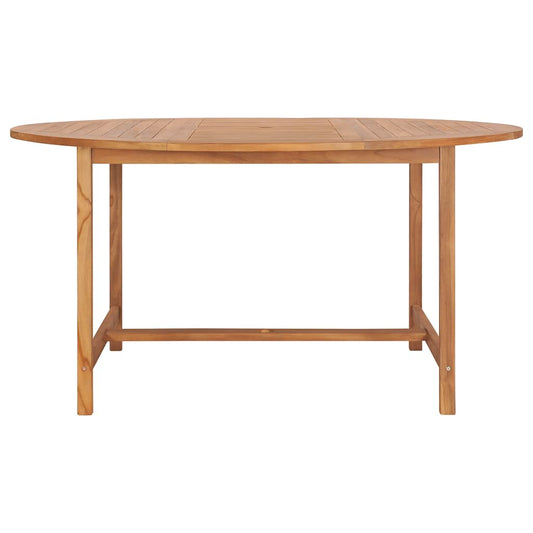 vidaXL Garden Table 150x76 cm Solid Teak Wood - Brown