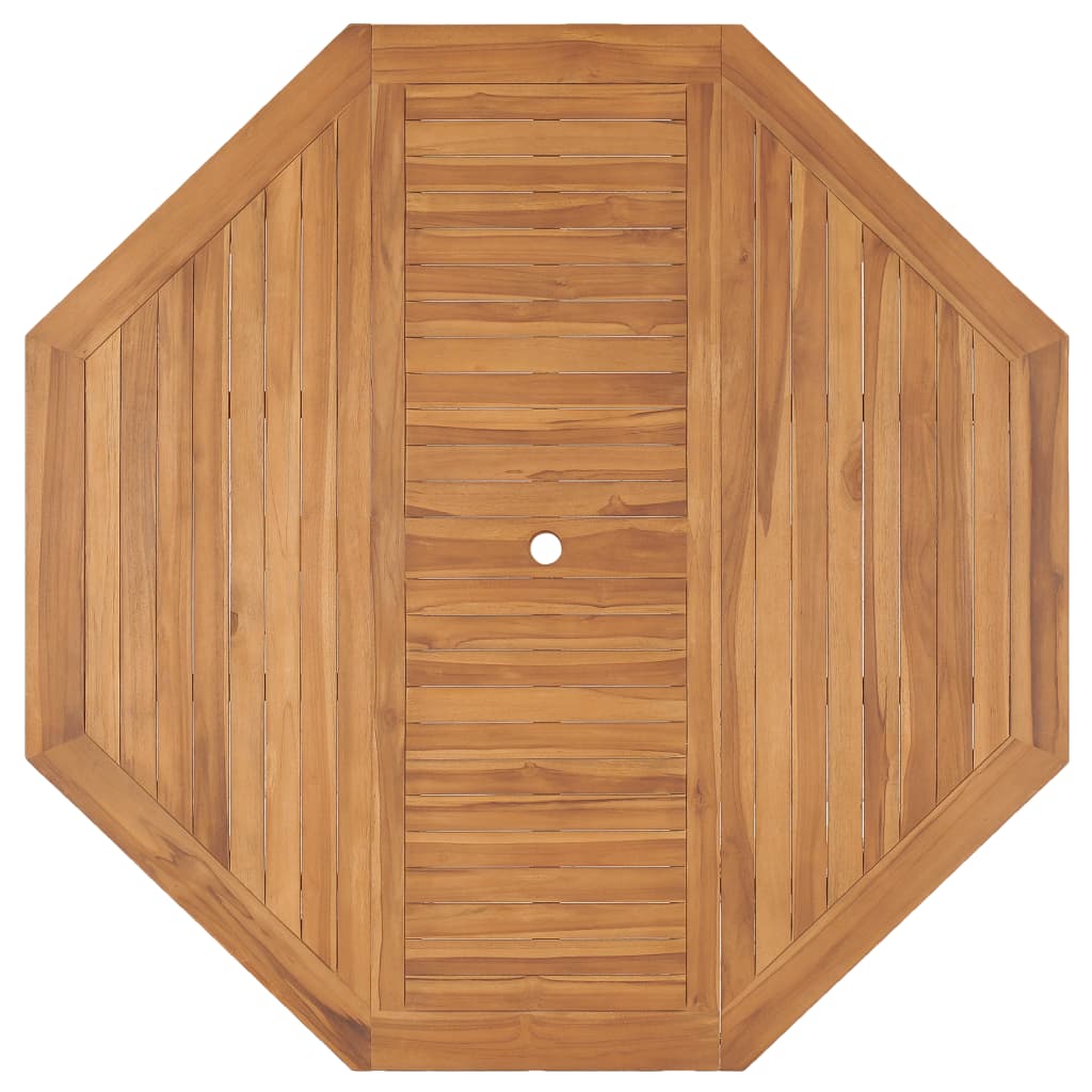 vidaXL Garden Table 150x150x75 cm Solid Teak Wood - Brown