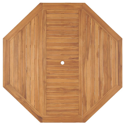 vidaXL Garden Table 150x150x75 cm Solid Teak Wood - Brown