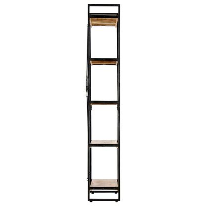 vidaXL 5-Tier Bookcase 60x30x180 cm Solid Mango Wood - Brown