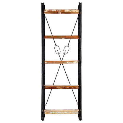 vidaXL 5-Tier Bookcase 60x30x180 cm Solid Reclaimed Wood - Brown