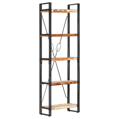 vidaXL 5-Tier Bookcase 60x30x180 cm Solid Reclaimed Wood - Brown