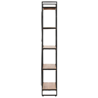 vidaXL 5-Tier Bookcase 90x30x180 cm Solid Acacia Wood - Brown