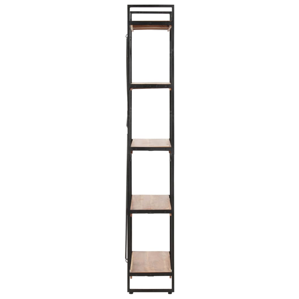 vidaXL 5-Tier Bookcase 60x30x180 cm Solid Acacia Wood - Brown